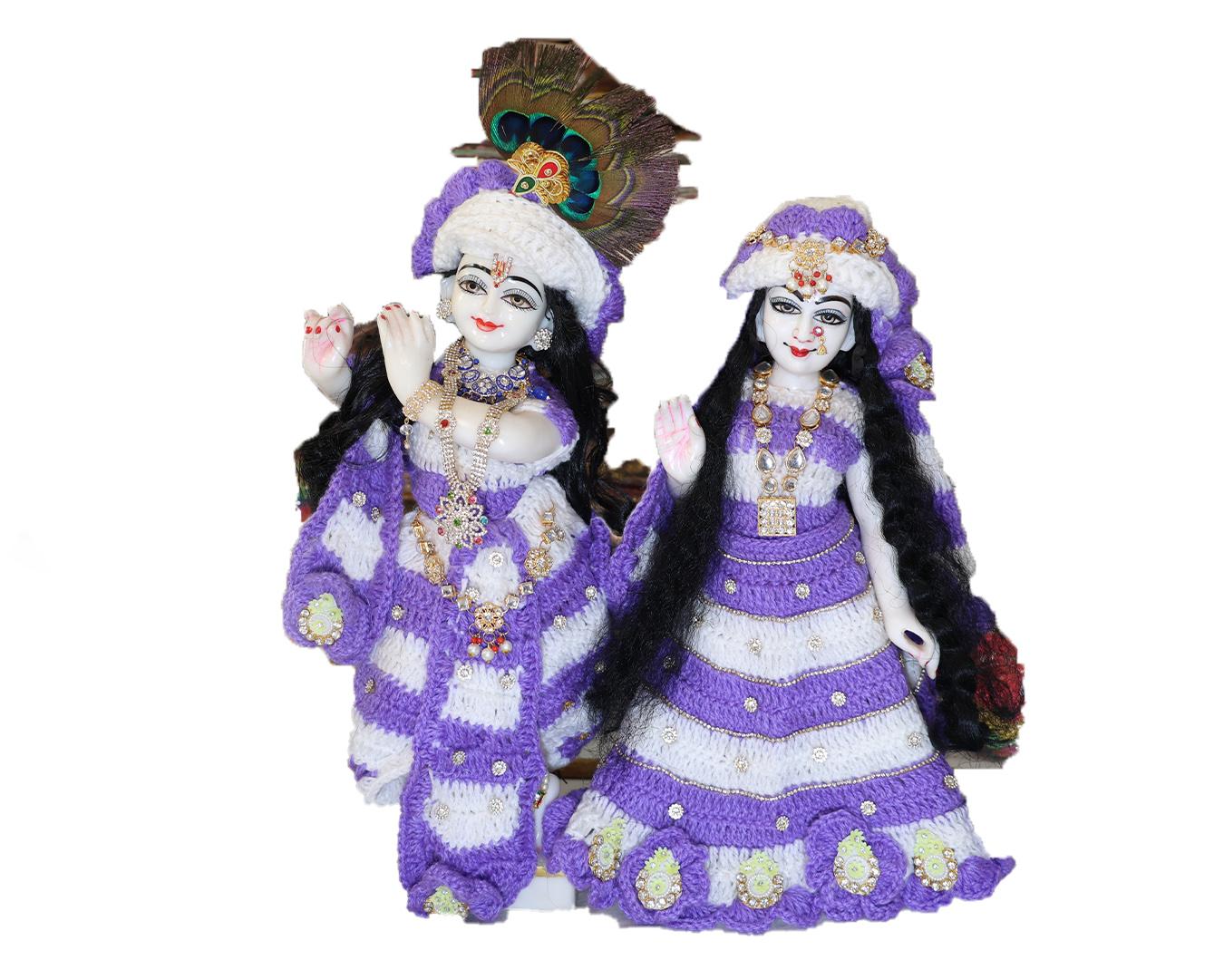 radha krishan dress in blue white for winters radha krishan dress in blue white for winters