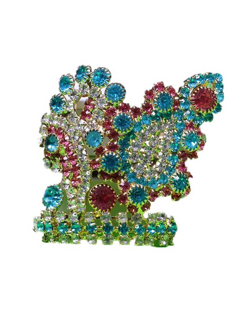 A.D. Modern Design Deity Crown With Full Crystal Embellishment A.D. Modern Design Deity Crown With Full Crystal Embellishment