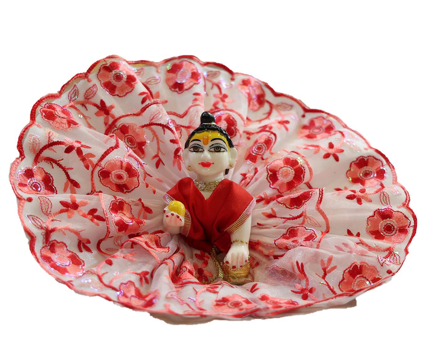 Laddo gopal dress in pink and orange colour Laddo gopal dress in pink and orange colour