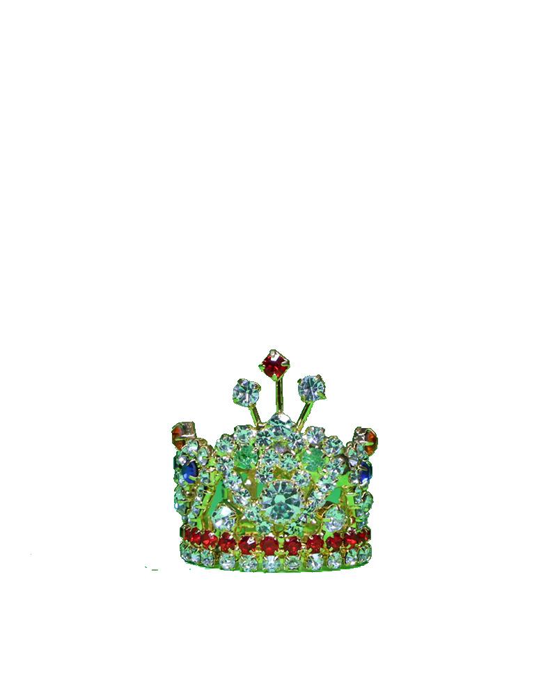 Charming Multicolor Stone Mukut For Bal Gopal