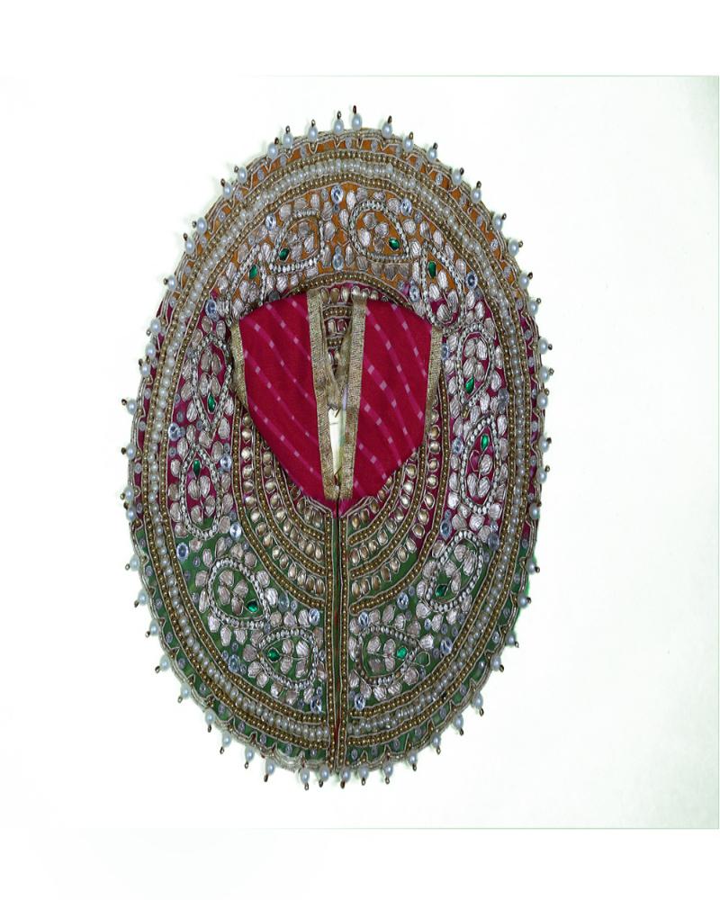 Luxurious Multi-Hue Laddu Gopal Poshak With Extensive Bead Work