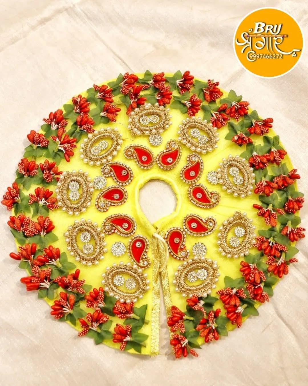 Buy Laddu Gopal Dress Flower Design Online in Delhi
